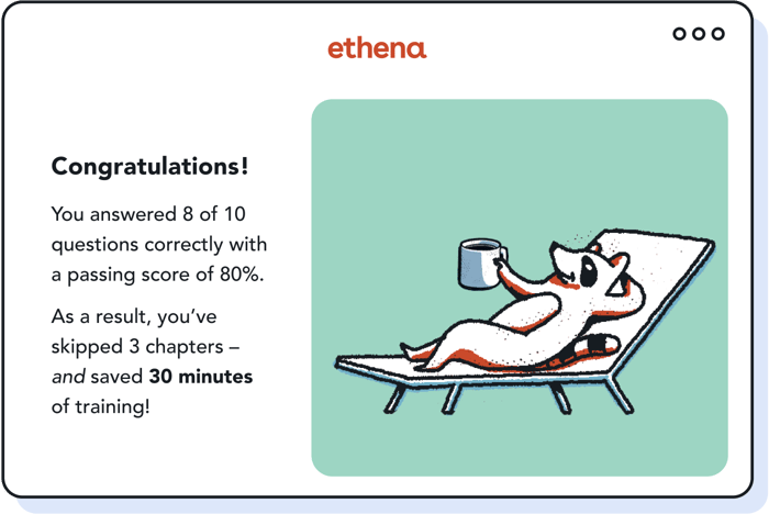 Ethena | Best Practices for Test Out in Compliance Training