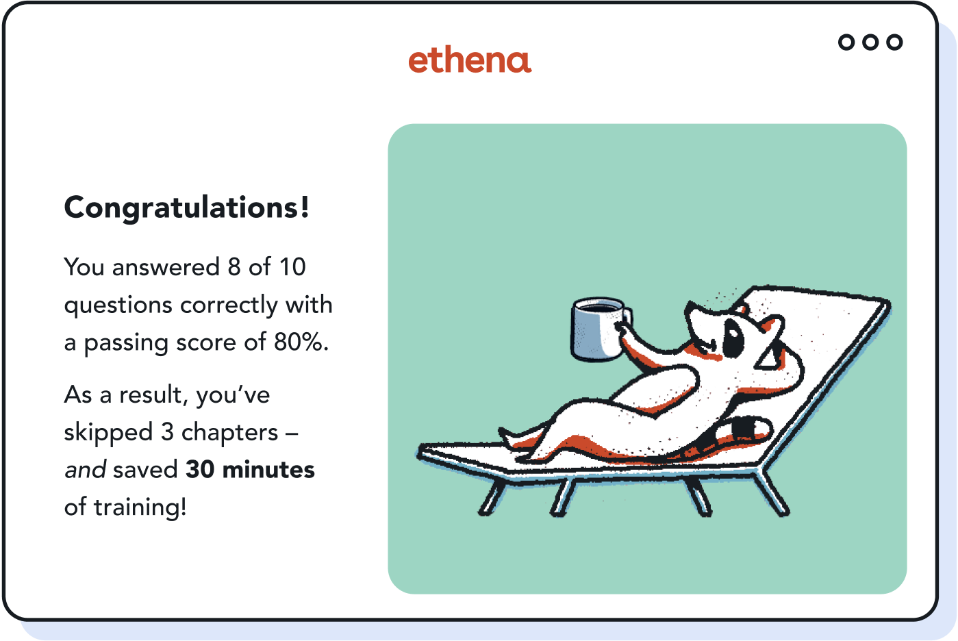 Congratulations - test out