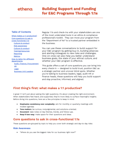 Building Support and Funding for E&C Programs Guide Cover