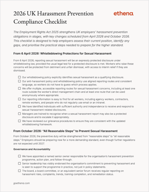 UK HP Checklist UK HP Checklist