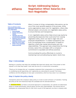 Salary Negotiations Cover Salary Negotiations Cover